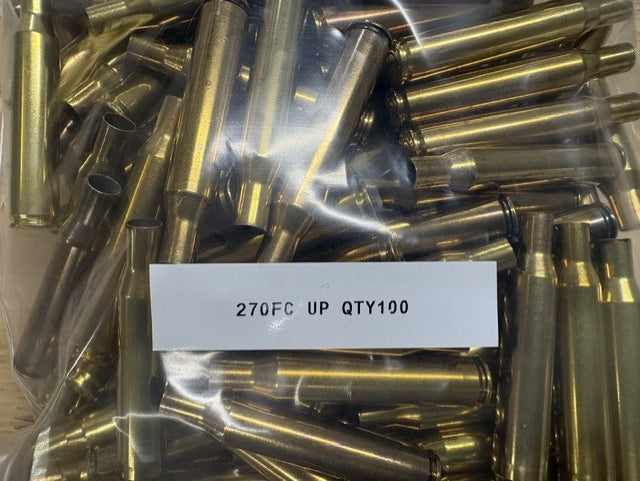 270 Win unprocessed brass Qty100 shipping included