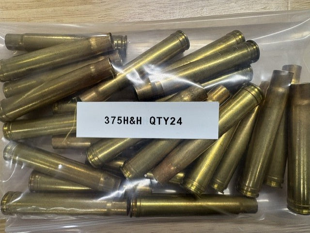 375 H&H unprocessed brass Qty24 shipping included