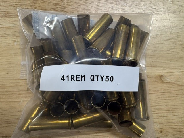 41 magnum unprocessed brass Qty50 shipping included